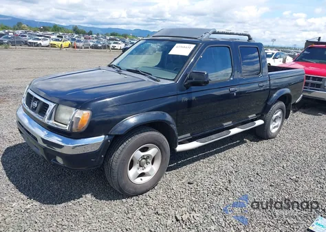 2000 Nissan Frontier Crew Cab Xe из США, поврежденный, VIN 1N6ED27T3YC422325